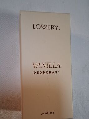 Lovery Vanilla Deodorant – Aluminum Free